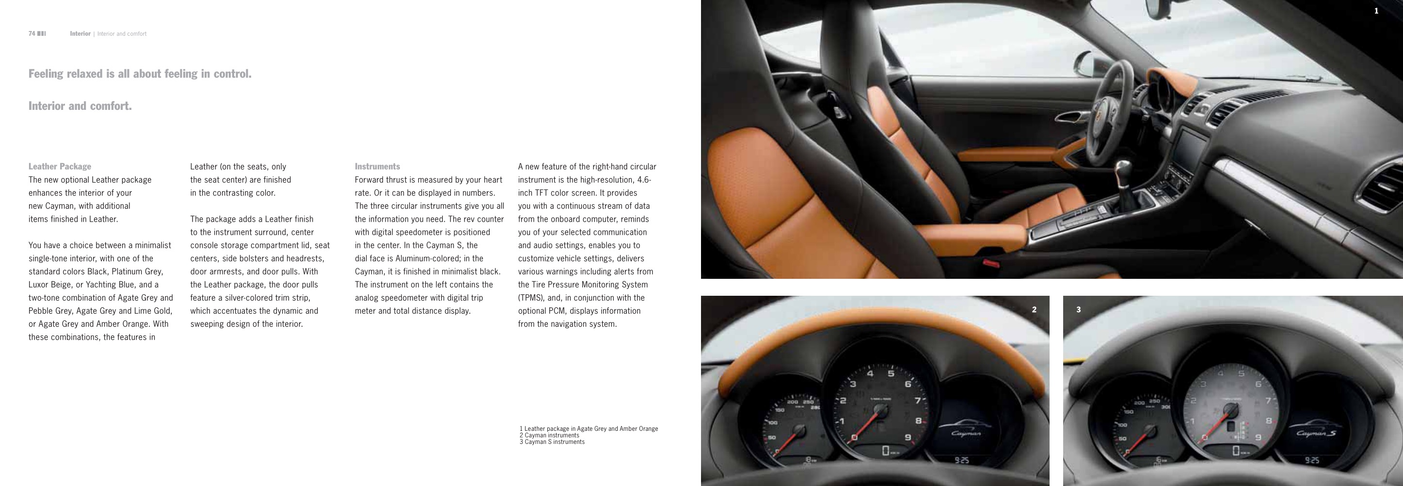 2014 Porsche Cayman Brochure Page 26